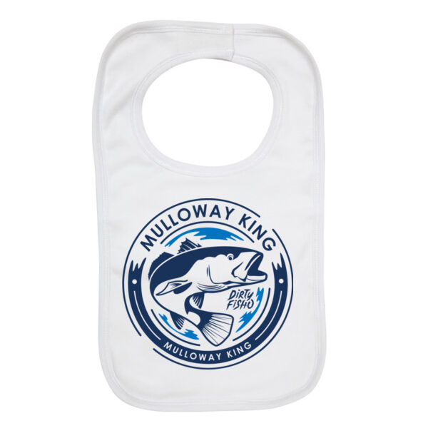 Mulloway King - Organic Baby Bib Thumbnail